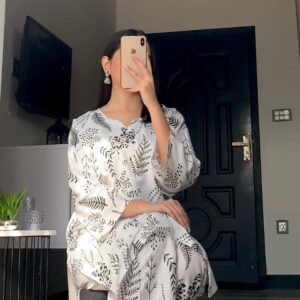 Women 2 Pce Stitched Arabic Line Out Fit