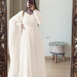 3 pc women stitched plain suit