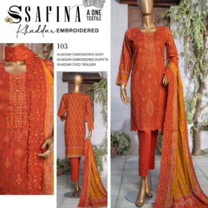 3 Pcs Women's Unstitched Digital Print Suit