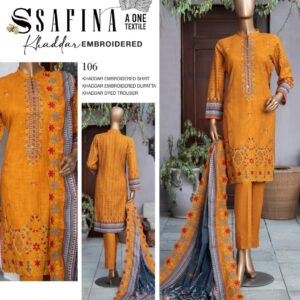 3 Pcs Women's Unstitched Digital Print Suit