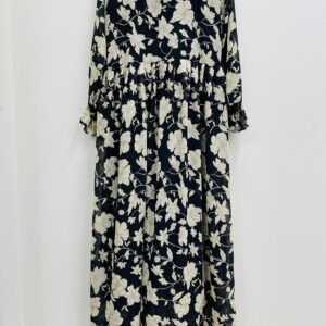 1 Pc Women's Stitched Chiffon Printed Frock