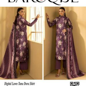 3 Pcs Women's Unstitched Printed Suit