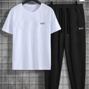 Unisex Printed Polyester Track Suit - 2 Pcs