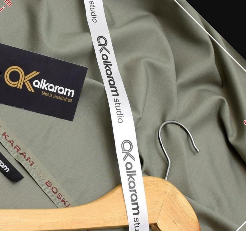 Men's unstitched wash and wear plain suit - Image 2