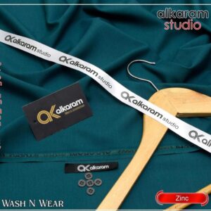 Men's unstitched wash and wear plain suit