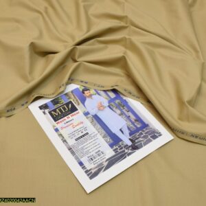 Men's unstitched wash and wear plain suit