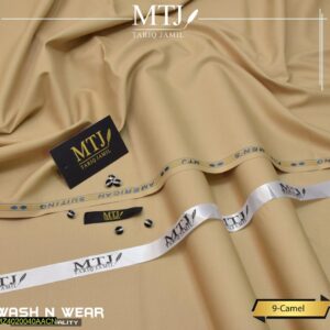 Men's unstitched wash and wear plain suit