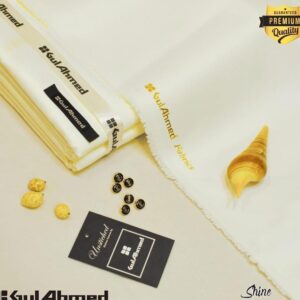 Men's unstitched cotton plain suit