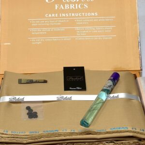 Men's unstitched soft cotton plain suit