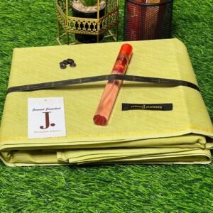 Men's unstitched paper cotton textured kurta