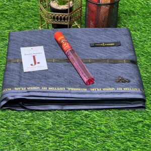 Men's unstitched paper cotton textured kurta