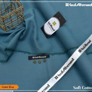 Men's unstitched soft cotton plain suit