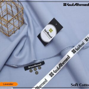 Men's unstitched soft cotton plain suit