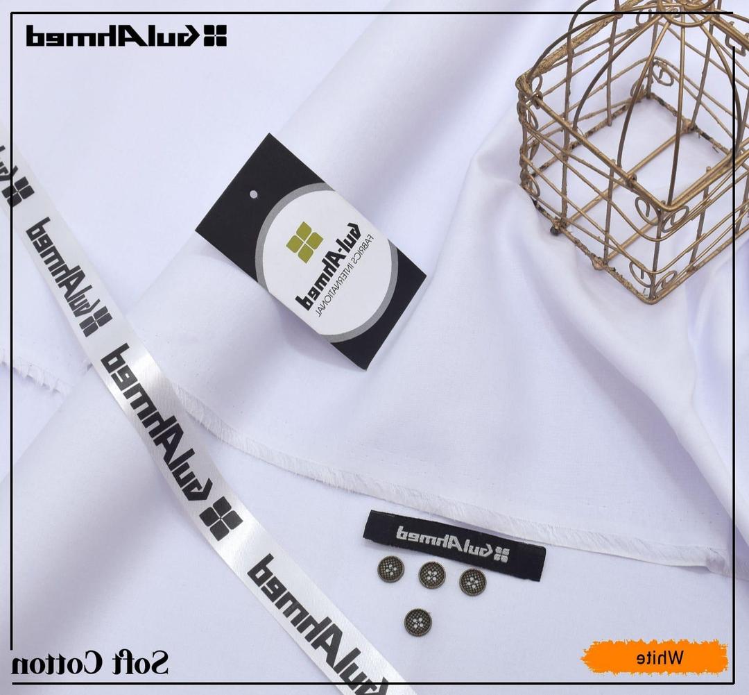 Men's unstitched soft cotton plain suit - Image 2