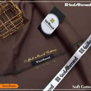 Men's unstitched soft cotton plain suit