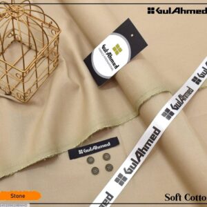 Men's unstitched soft cotton plain suit