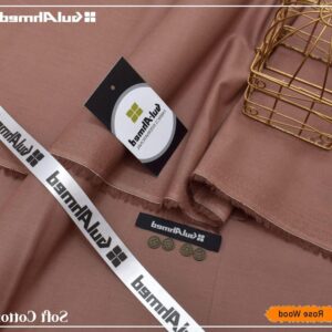 Men's unstitched soft cotton plain suit