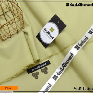 Men's unstitched soft cotton plain suit