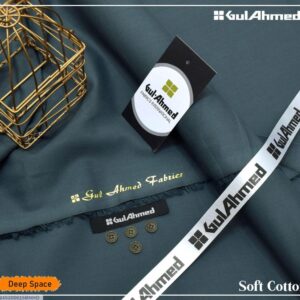 Men's unstitched soft cotton plain suit