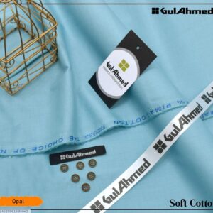 Men's unstitched soft cotton plain suit