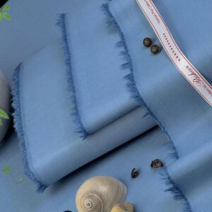 Men's unstitched cotton plain suit