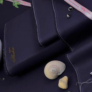 Men's unstitched cotton plain suit