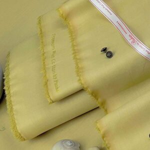 Men's unstitched cotton plain suit