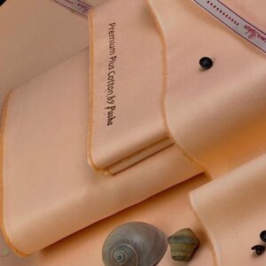 Men's unstitched cotton plain suit