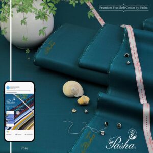 Men's unstitched cotton plain suit