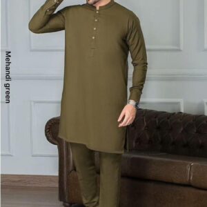 Men's stitched wash and wear plain suit