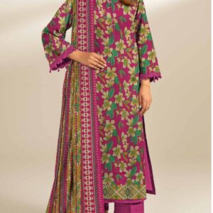 3pc Woman Unstitched Printed Suit