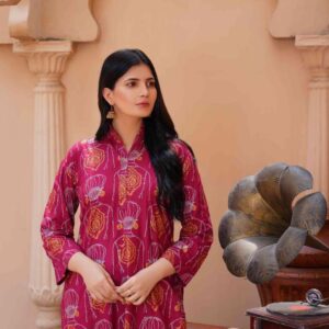 Stylish 2pc Stitched Printed Linen Shirt and Trouser Set