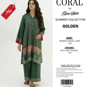 2pc Woman Unstitched Printed Suit